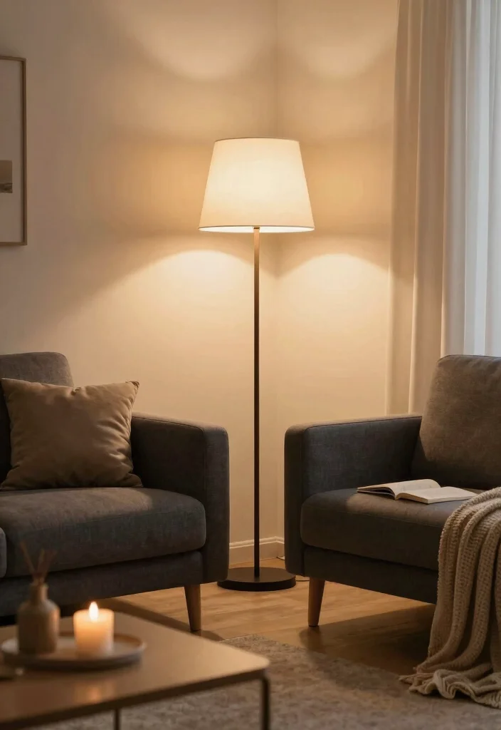 12 Dark Grey Couch Living Room Ideas with Depth 35 12 Dark Grey Couch Living Room Ideas with Depth 5. Warm Lights and Cozy Corners 0