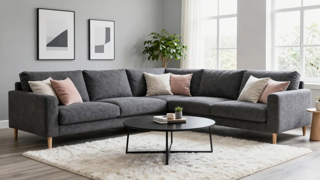 12 Dark Grey Couch Living Room Ideas with Depth