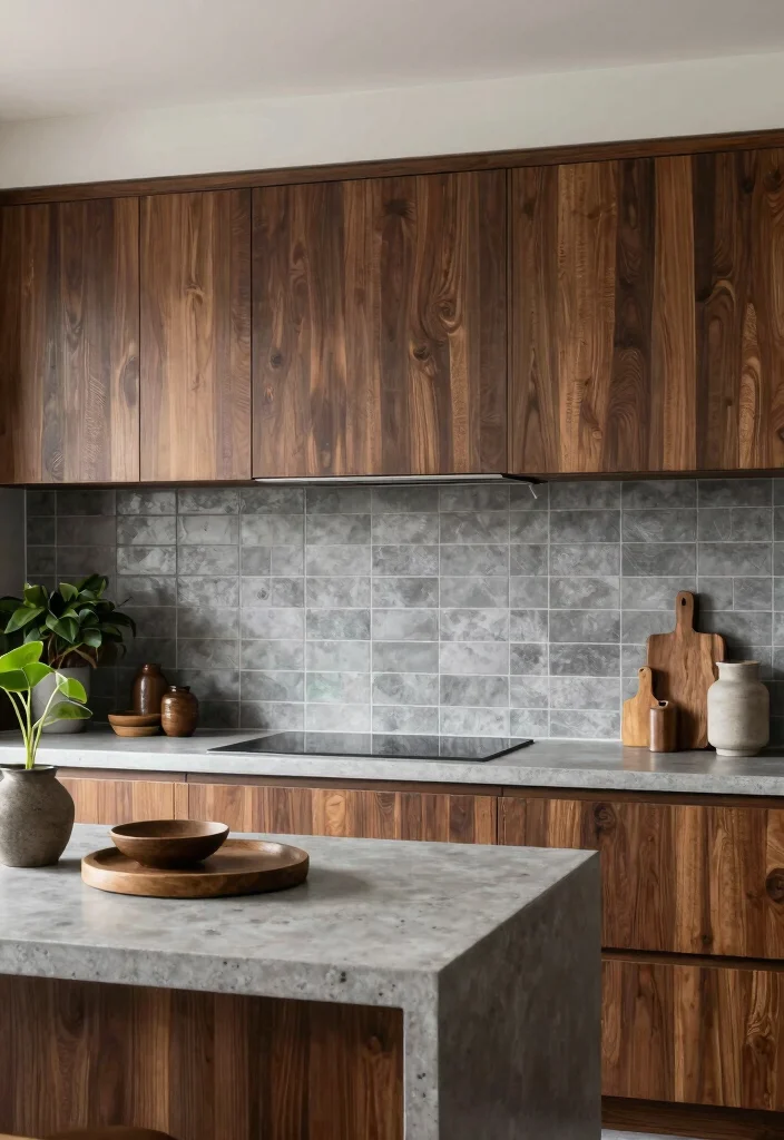 12 Dark Kitchen Ideas That Feel Dramatic and Cozy 4. Textured Finishes 0