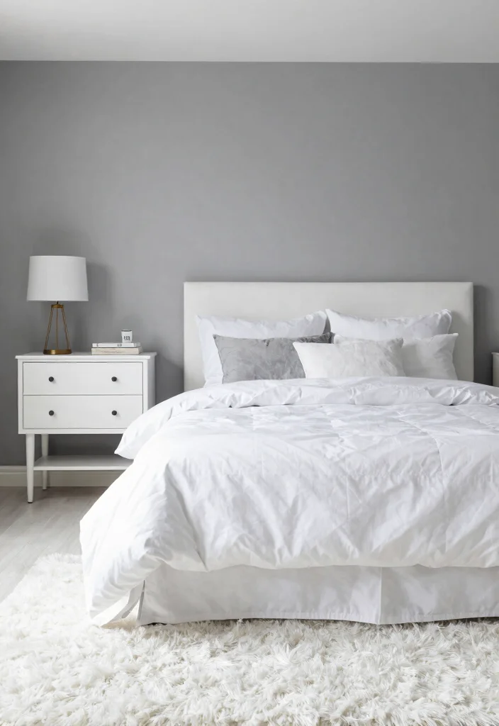 12 Grey Bedroom Ideas That Never Go Out of Style 29 12 Grey Bedroom Ideas That Never Go Out of Style 9. Grey and White Combinations 0