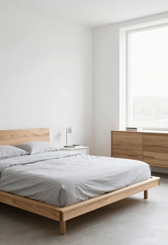 12 Grey and White Bedroom Ideas That Feel Calm and Clean 3 12 Grey and White Bedroom Ideas That Feel Calm and Clean 3. Minimalist Furniture Choices 0