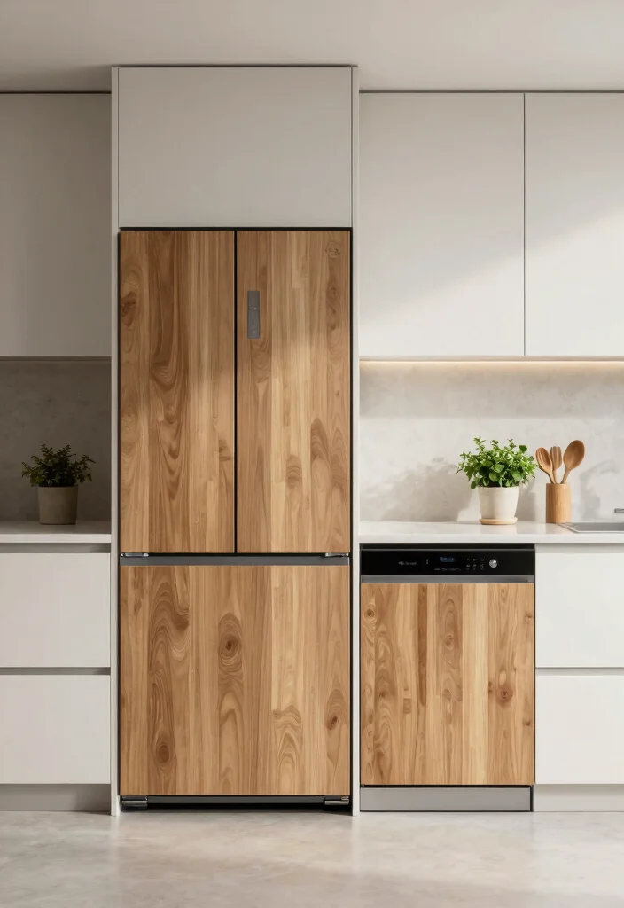 12 Kitchen Platform Ideas for a Clean Modern Finish 10. Integrated Appliances 0