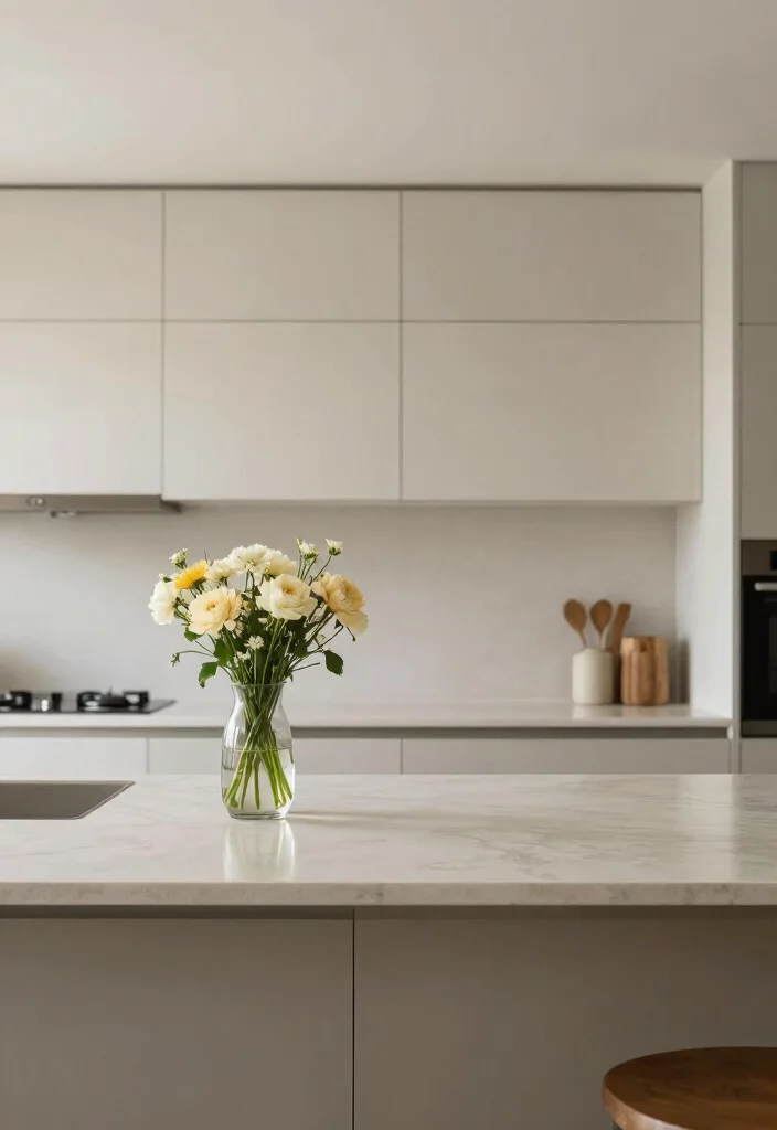 12 Kitchen Platform Ideas for a Clean Modern Finish 11. Minimal Decor Accessories 0