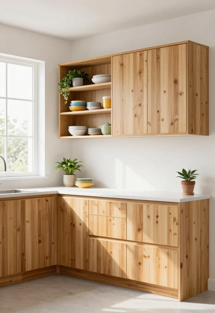 12 Kitchen Platform Ideas for a Clean Modern Finish 4. Sustainable Materials for Cabinets 0