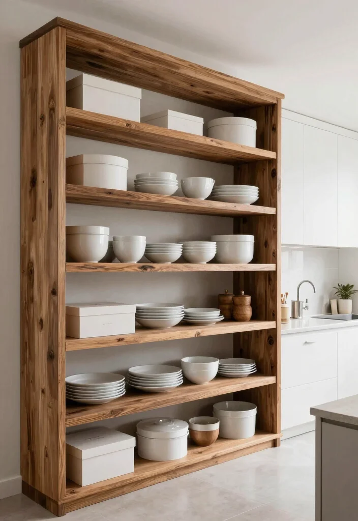 12 Kitchen Platform Ideas for a Clean Modern Finish 6. Open Shelving Concepts 0