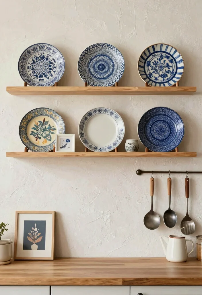 12 Kitchen Shelf Ideas That Balance Style and Storage 52 12 Kitchen Shelf Ideas That Balance Style and Storage 12. Artistic Wall Displays 0