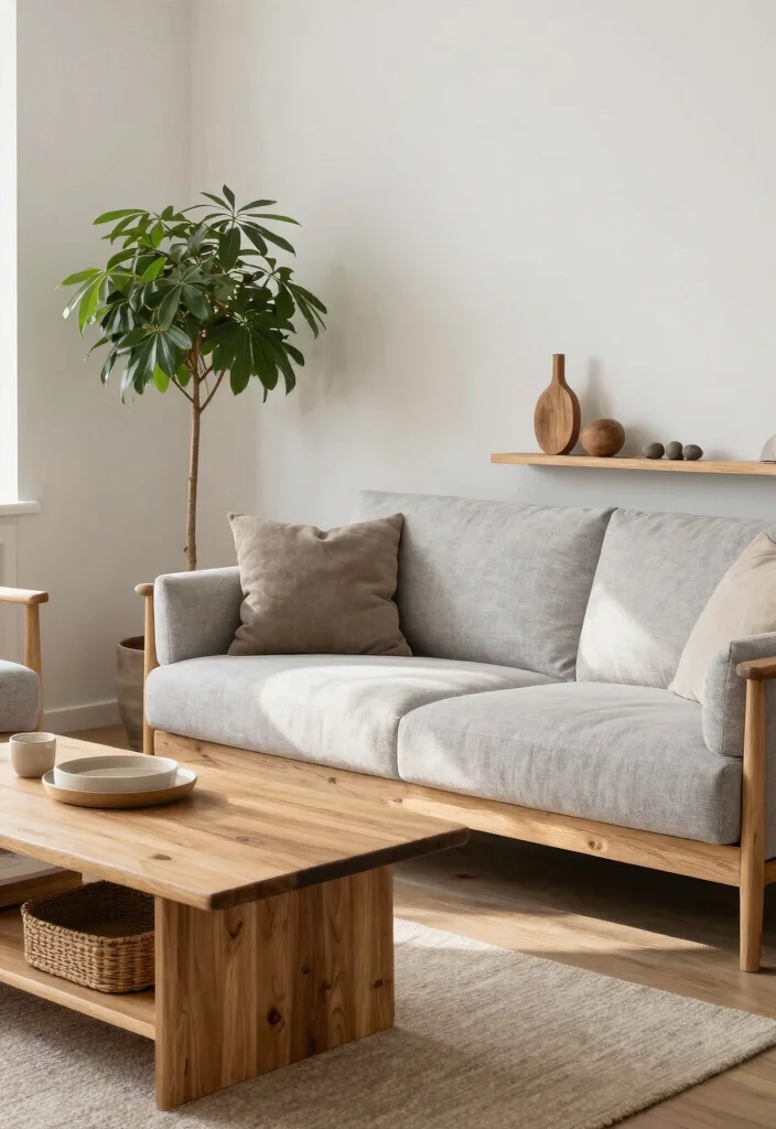 12 Light Grey Couch Living Room Ideas That Style Easily 24 12 Light Grey Couch Living Room Ideas That Style Easily 4. Natural Elements 0