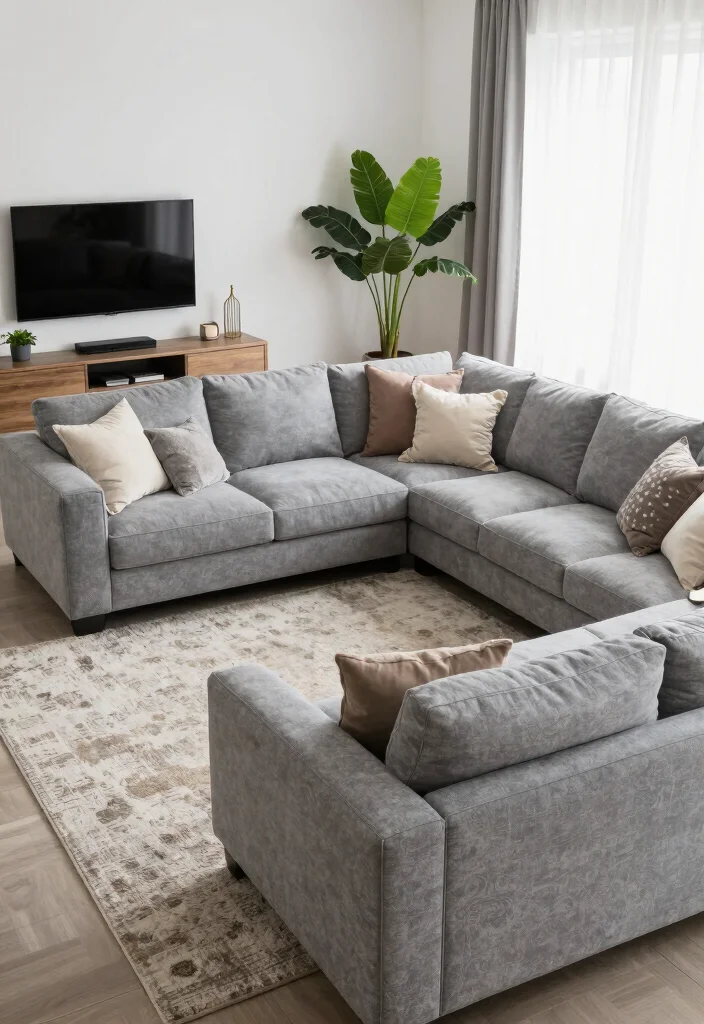 12 Living Room Couch Ideas That Anchor the Space 3. Sectional Sofa Inspiration 0