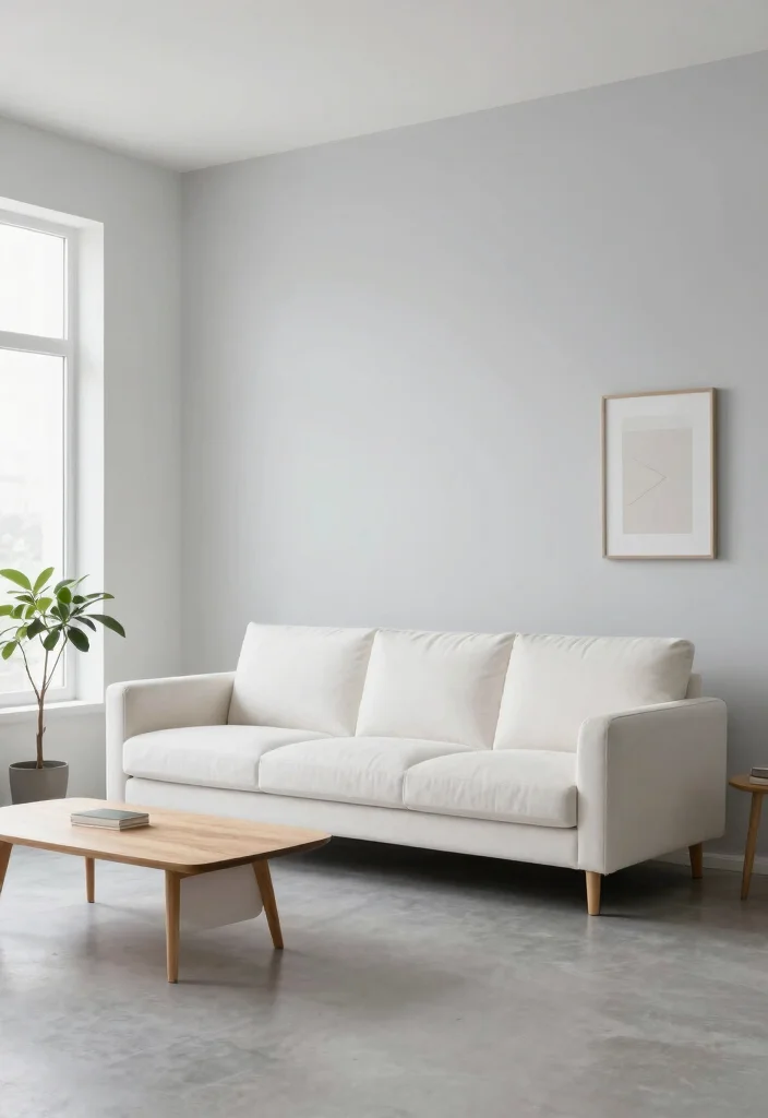 12 Living Room Couch Ideas That Anchor the Space 7. Minimalist Aesthetic 0