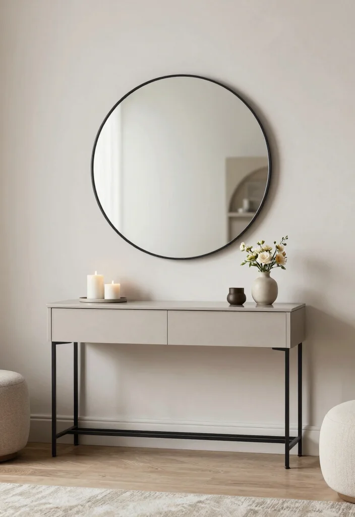 12 Living Room Mirror Ideas That Open the Space 7. Round Mirrors 0