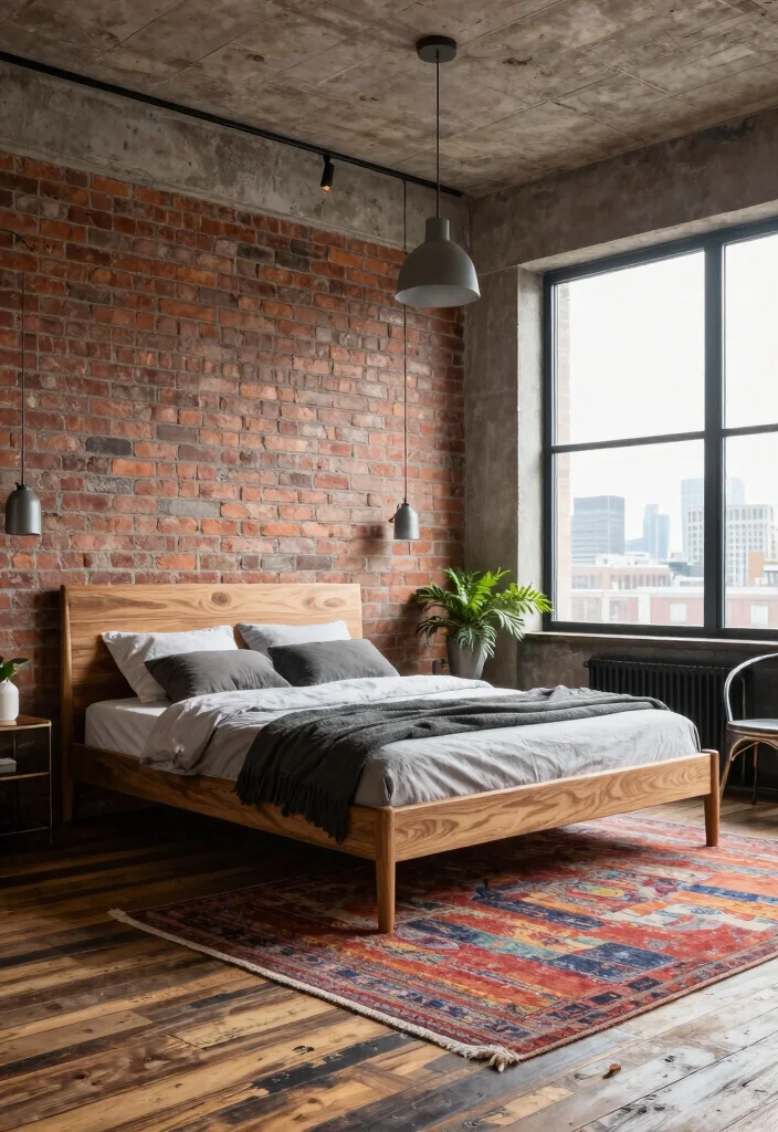 12 Loft Bedroom Ideas That Feel Airy and Modern 1 12 Loft Bedroom Ideas That Feel Airy and Modern 1. Embrace Industrial Style 0