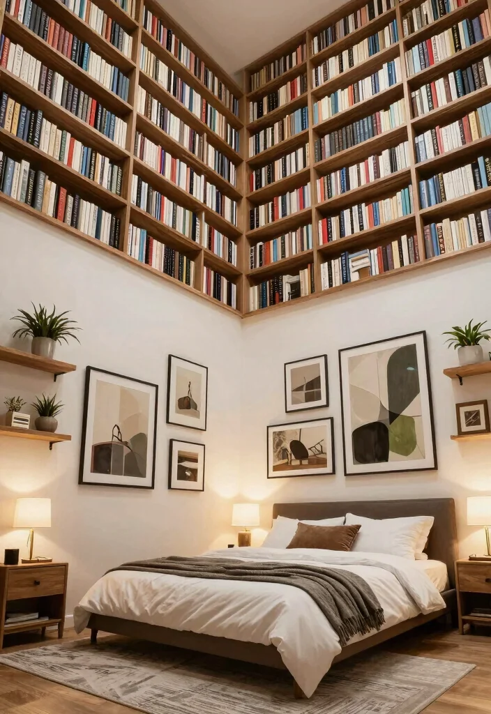 12 Loft Bedroom Ideas That Feel Airy and Modern 6 12 Loft Bedroom Ideas That Feel Airy and Modern 6. Utilize Vertical Space 0