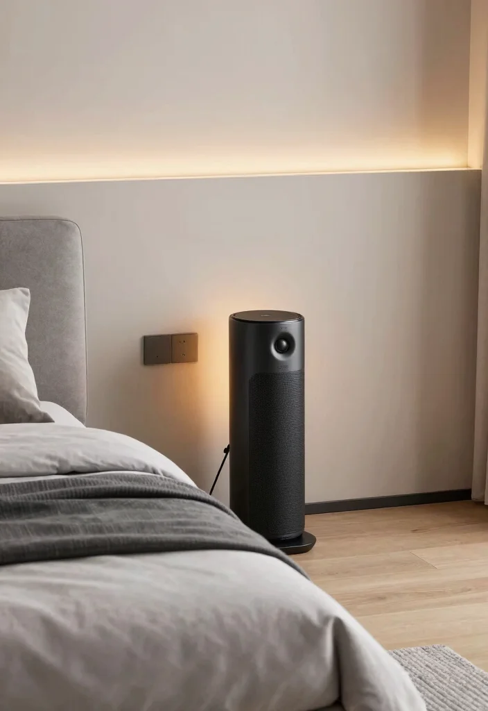 12 Mens Bedroom Ideas That Look Clean and Put Together 6. Integrated Technology 0