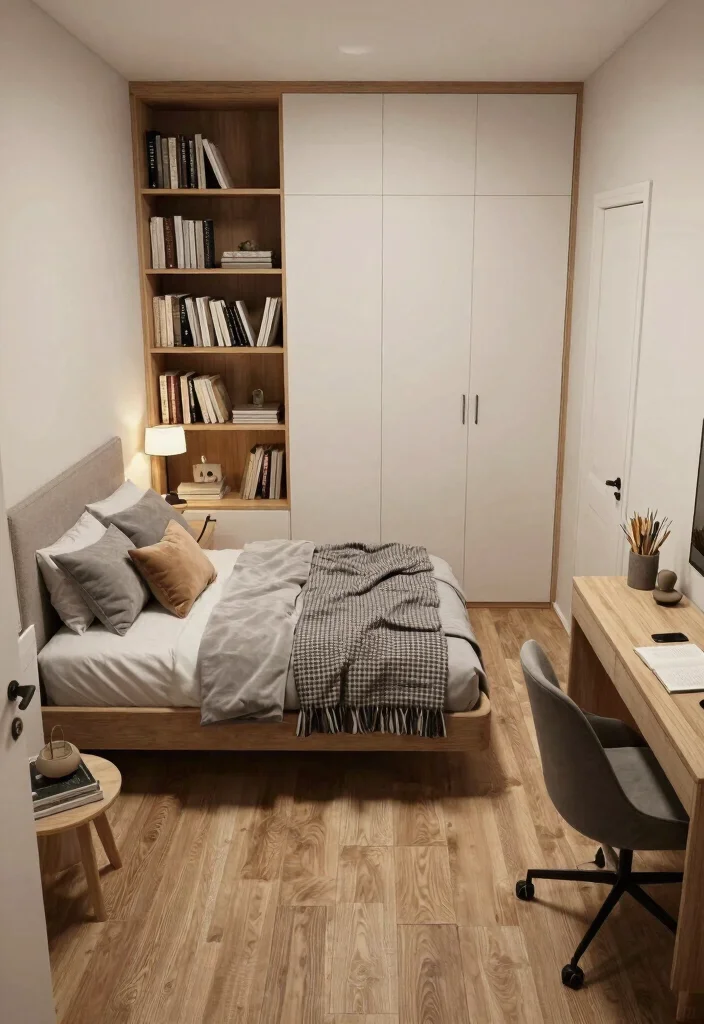 12 Mens Bedroom Ideas That Look Clean and Put Together 9. Functional Layout 0