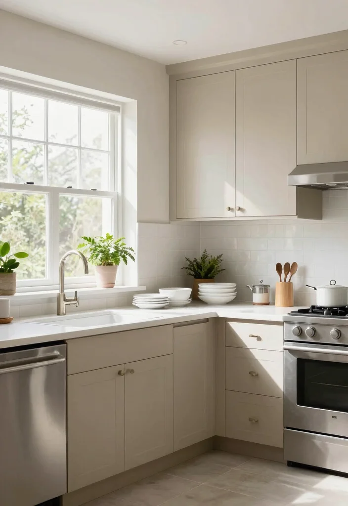 12 Modern Beige Kitchen Ideas That Feel Soft and Luxurious 12 12 Modern Beige Kitchen Ideas That Feel Soft and Luxurious 2. Beige and White Color Palette 0