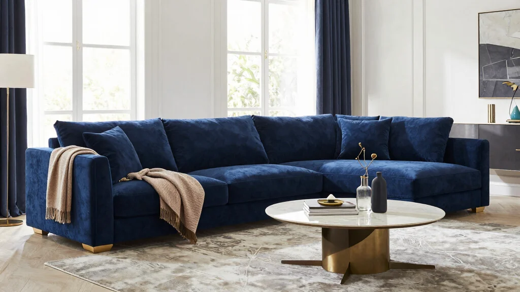 12 Navy Blue Sofa Living Room Ideas That Feel Rich