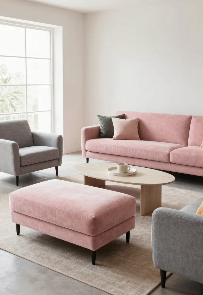 12 Pink Living Room Ideas That Feel Soft and Modern 37 12 Pink Living Room Ideas That Feel Soft and Modern 7. Multi Functional Furniture 0
