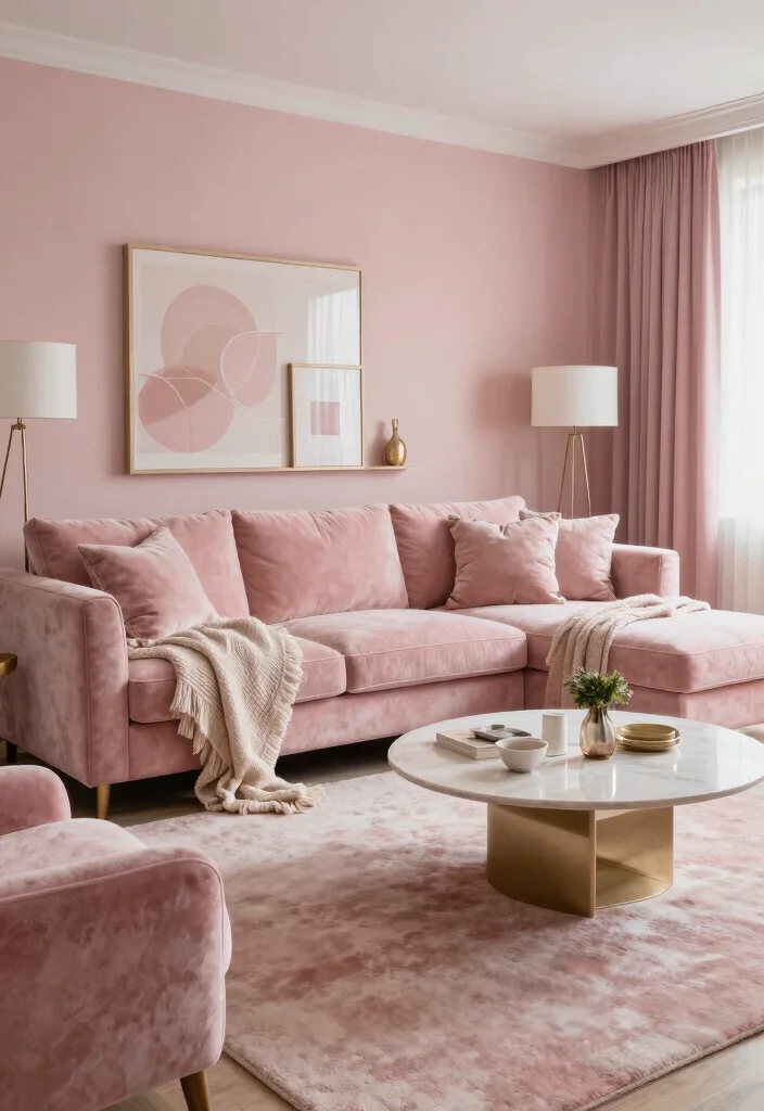 12 Pink Living Room Ideas That Feel Soft and Modern 63 12 Pink Living Room Ideas That Feel Soft and Modern Conclusion 0