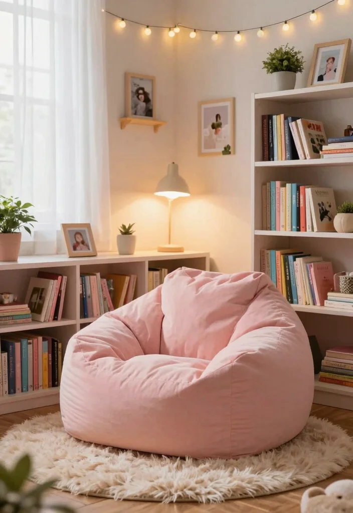 12 Preteen Girls Bedroom Ideas That Feel Trendy 2. Cozy Reading Nook 0