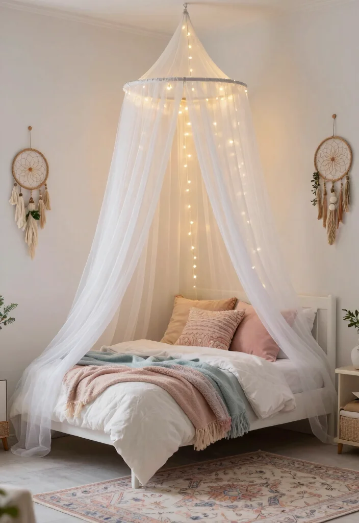 12 Preteen Girls Bedroom Ideas That Feel Trendy 3. Dreamy Canopy Beds 0