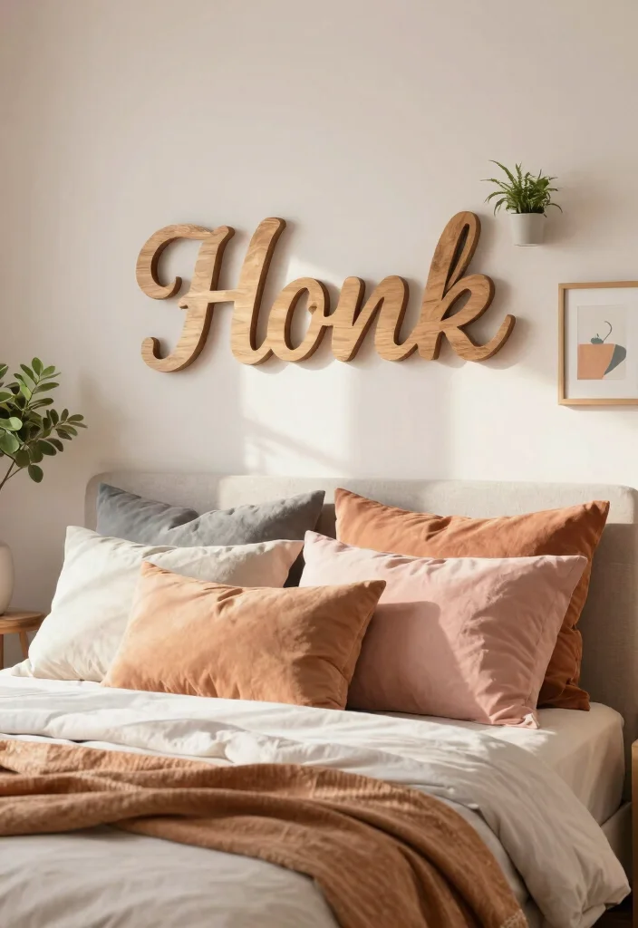 12 Preteen Girls Bedroom Ideas That Feel Trendy 6. Personalization with Name Signs 0