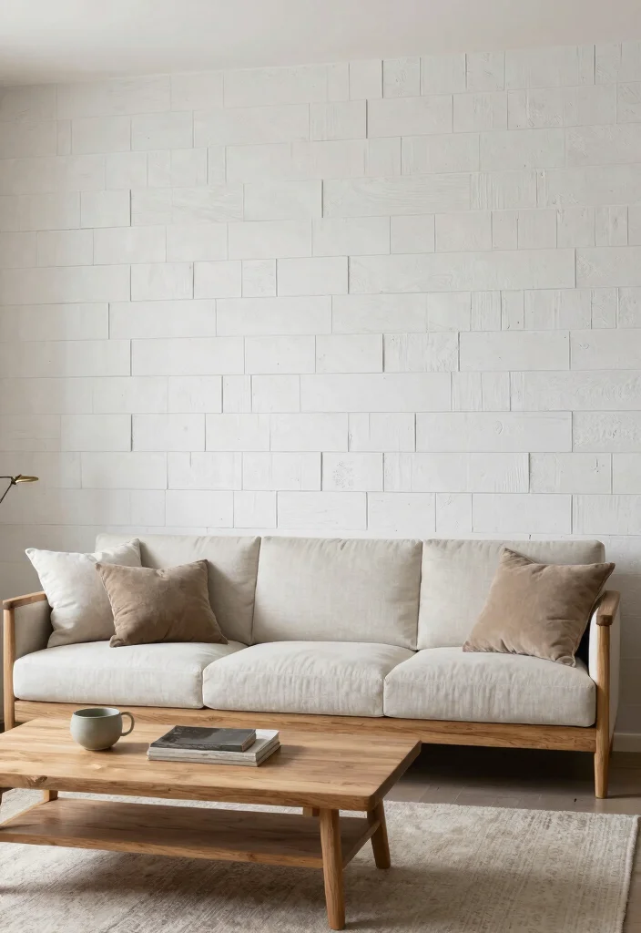 12 Rustic Living Room Ideas with Natural Texture 40 12 Rustic Living Room Ideas with Natural Texture 10. Textured Wall Treatments 0