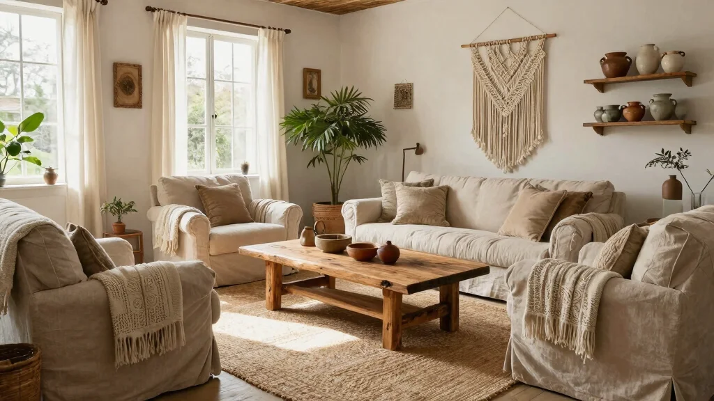 12 Rustic Living Room Ideas with Natural Texture