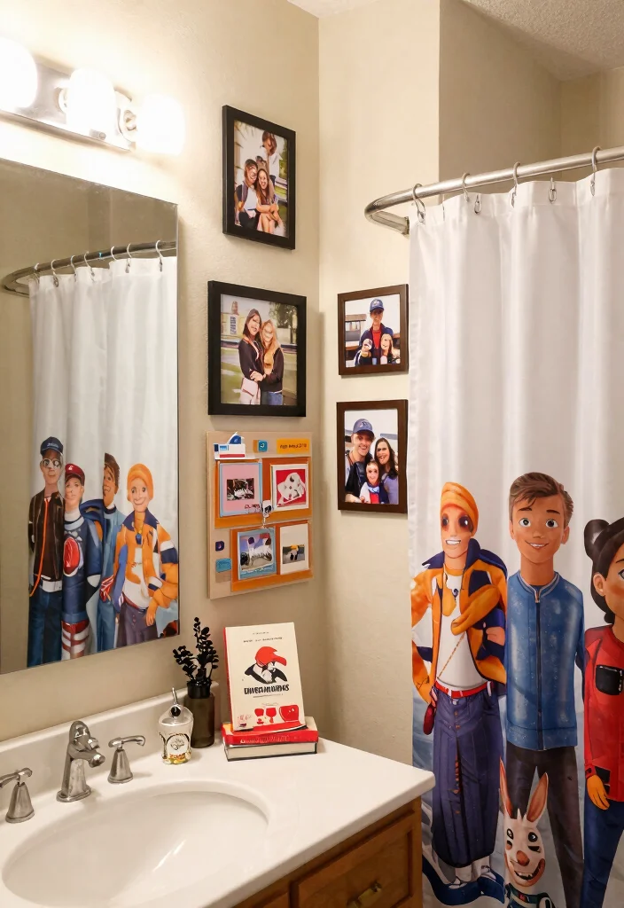 12 Teen Bathroom Ideas That Feel Cool Not Childish 12. A Personal Touch 0