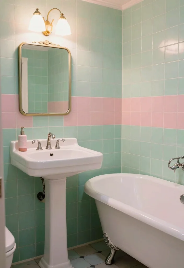 12 Teen Bathroom Ideas That Feel Cool Not Childish 6. Vintage Vibes 0