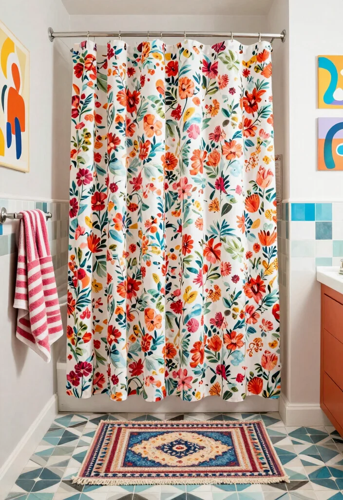 12 Teen Bathroom Ideas That Feel Cool Not Childish 7. Fun Patterns 0