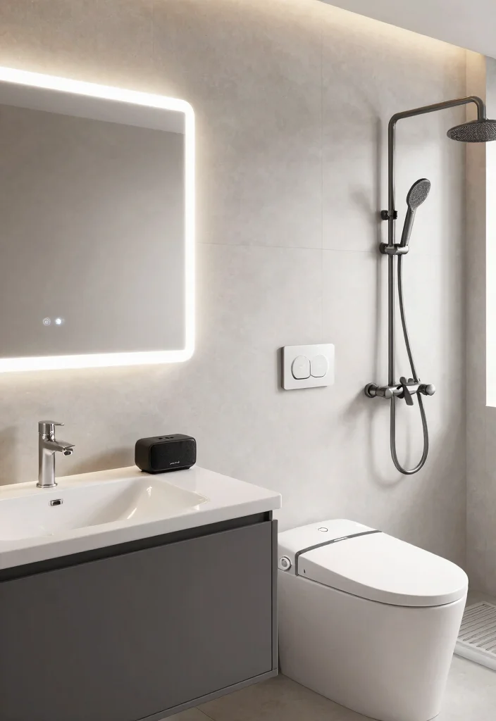 12 Teen Bathroom Ideas That Feel Cool Not Childish 8. Tech Friendly Spaces 0