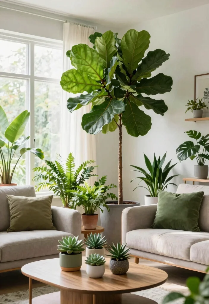 14 Aesthetic Living Room Ideas People Love Saving 5. Indoor Plants 0