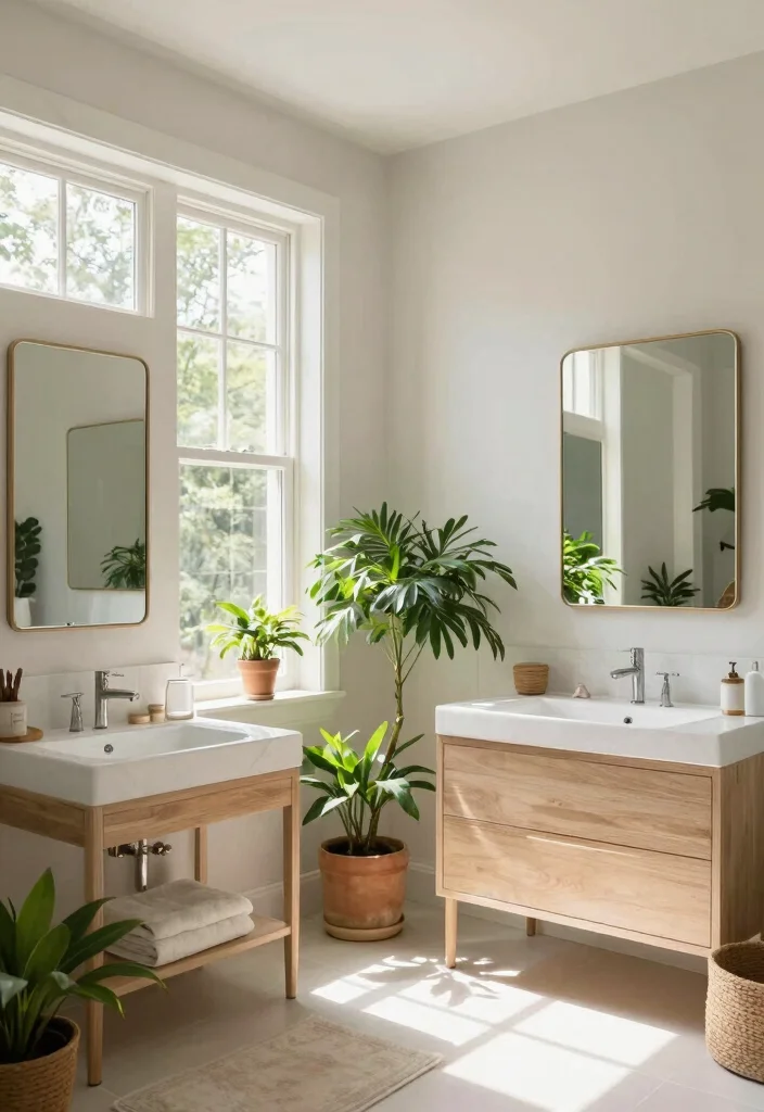 14 Bathroom Mirror and Lighting Ideas Designers Swear By 4. Natural Light Maximization 0