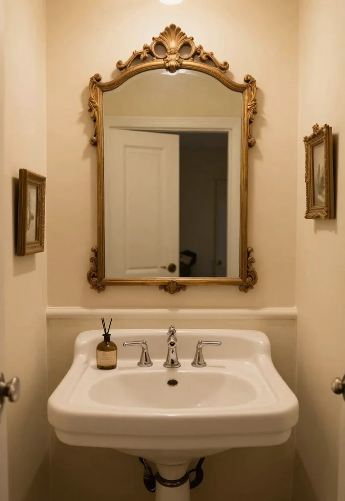 14 Bathroom Mirror and Lighting Ideas Designers Swear By 7. Vintage and Antique Mirrors 0