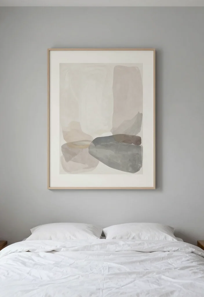 14 Bedroom Wall Ideas That Transform the Entire Room 36 14 Bedroom Wall Ideas That Transform the Entire Room 6. Minimalist Wall Art 0