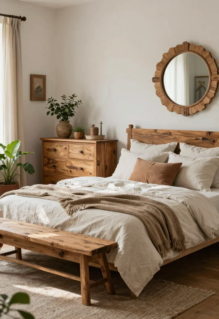 14 Boho Bedroom Ideas with Texture Warmth and Personality 26 14 Boho Bedroom Ideas with Texture Warmth and Personality 6. Sustainable Decor Choices 0