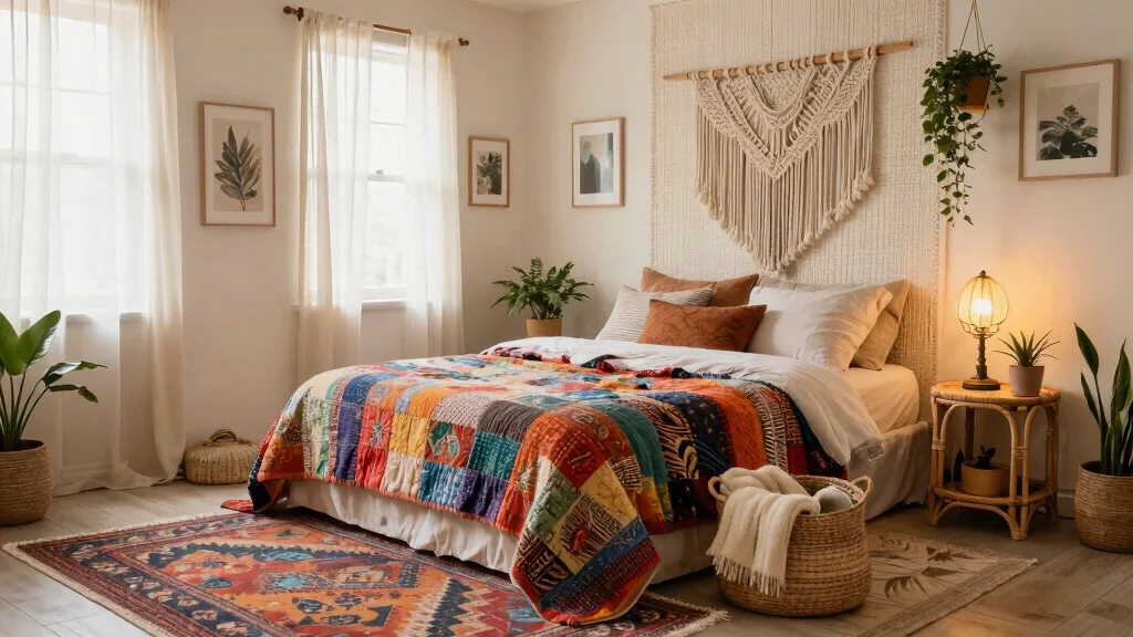 14 Boho Bedroom Ideas with Texture Warmth and Personality