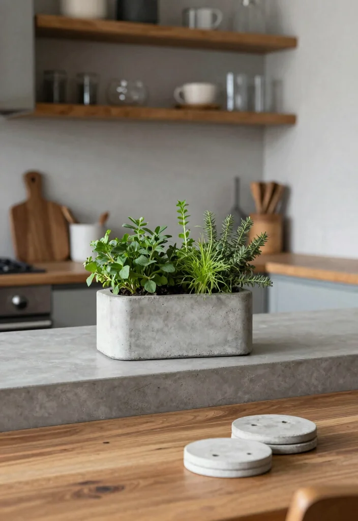 14 Concrete Kitchen Ideas for a Sleek Modern Look 52 14 Concrete Kitchen Ideas for a Sleek Modern Look 12. Concrete Accents in Decor 0