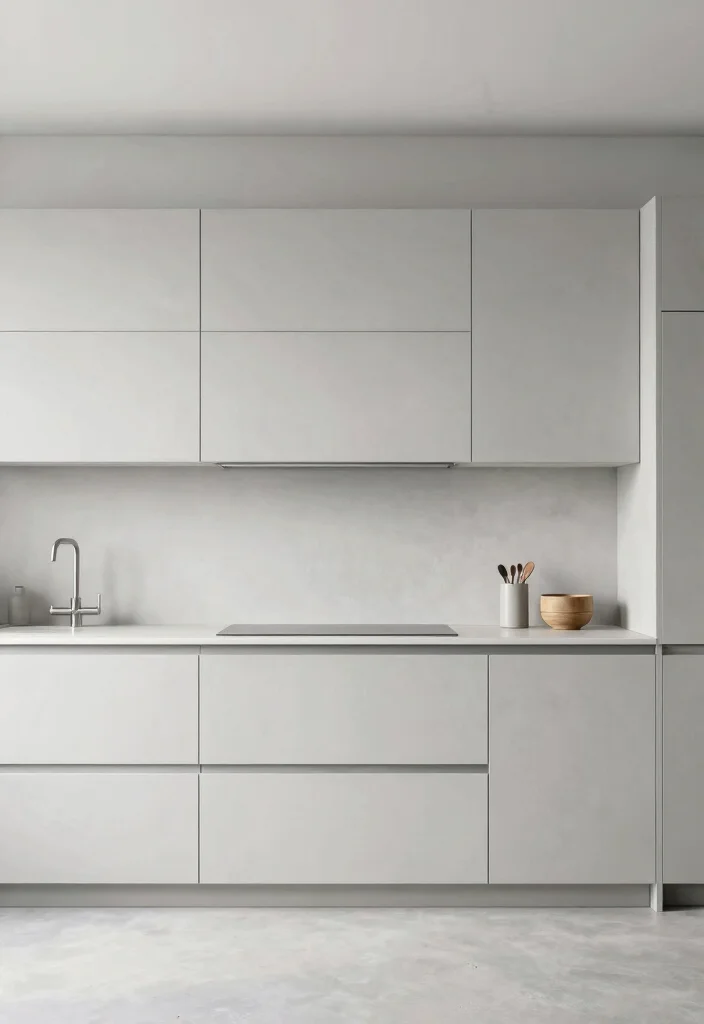 14 Concrete Kitchen Ideas for a Sleek Modern Look 16 14 Concrete Kitchen Ideas for a Sleek Modern Look 6. Minimalist Concrete Design 0