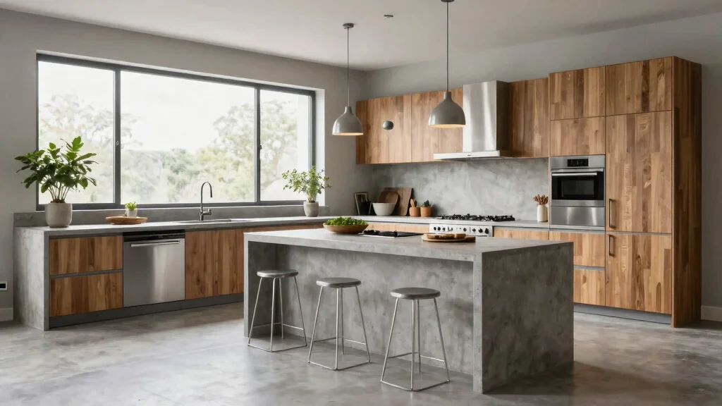 14 Concrete Kitchen Ideas for a Sleek Modern Look
