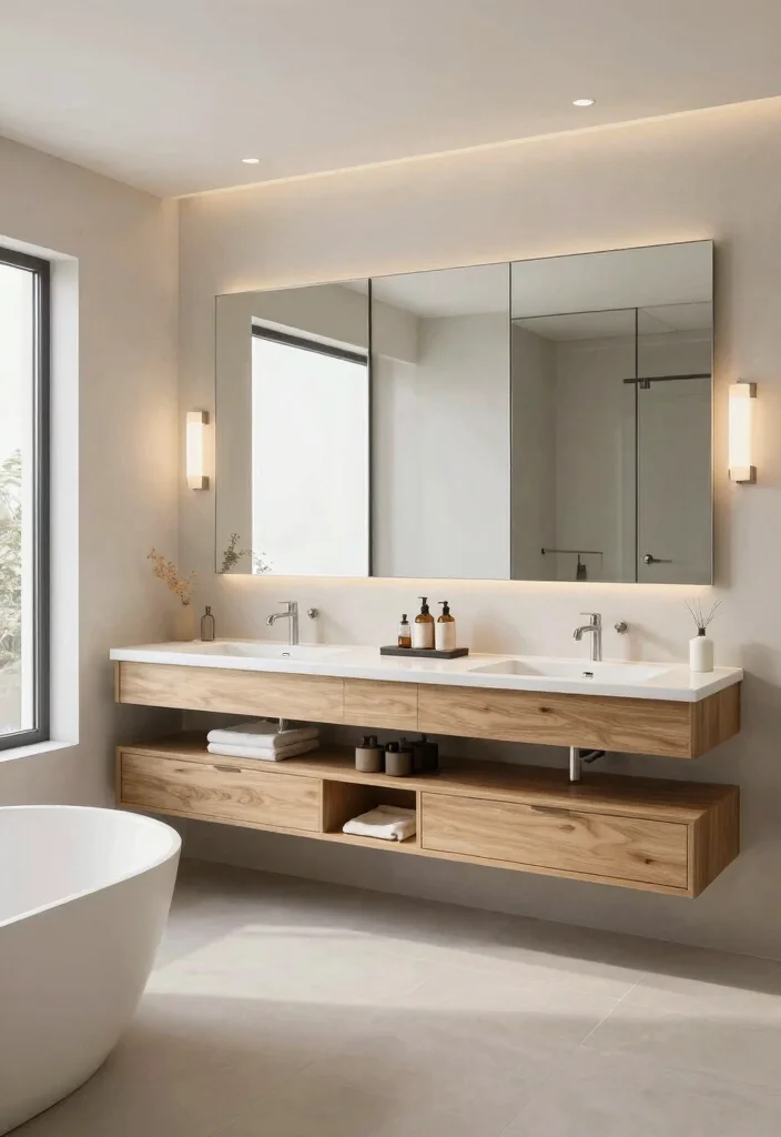 14 Double Vanity Bathroom Ideas Couples Are Saving Right Now 64 14 Double Vanity Bathroom Ideas Couples Are Saving Right Now 14. Open Concept Bliss 0