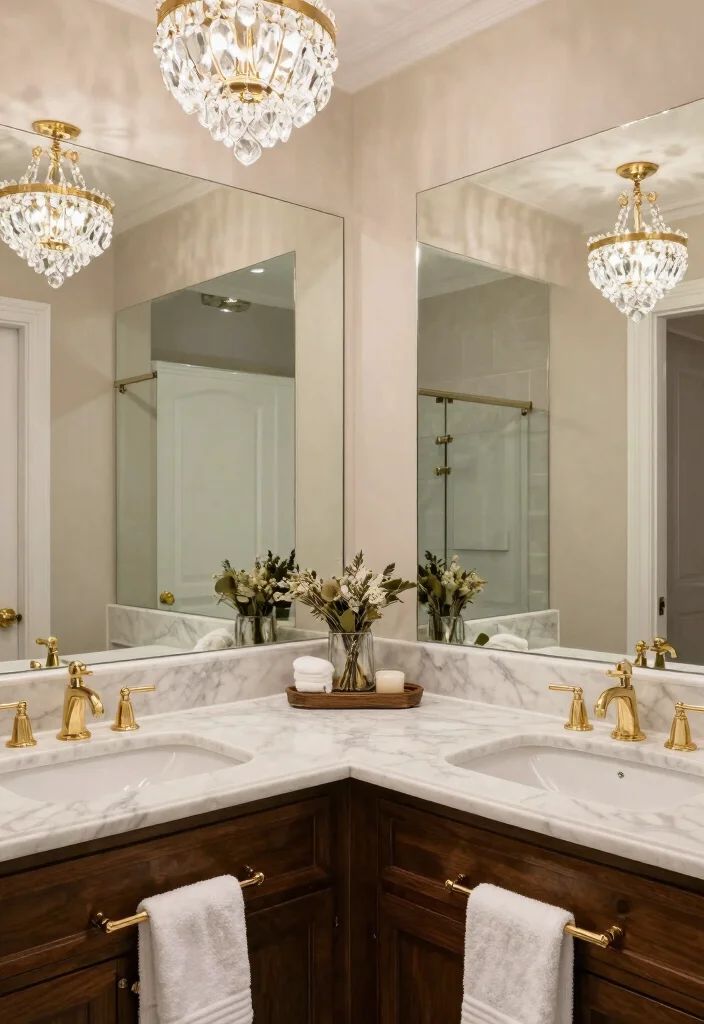 14 Double Vanity Bathroom Ideas Couples Are Saving Right Now 48 14 Double Vanity Bathroom Ideas Couples Are Saving Right Now 8. Luxurious Materials 0