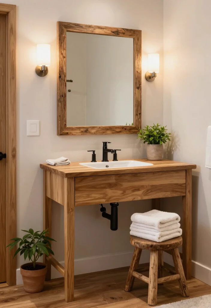 14 Earthy Bathroom Ideas with Natural Textures and Calm Tones 1 14 Earthy Bathroom Ideas with Natural Textures and Calm Tones 1. Embrace Natural Wood 0