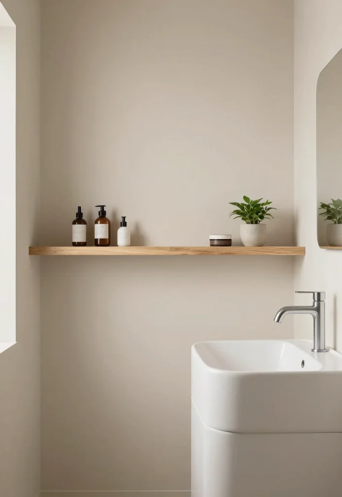 14 Earthy Bathroom Ideas with Natural Textures and Calm Tones 51 14 Earthy Bathroom Ideas with Natural Textures and Calm Tones 11. Minimalist Approach 0