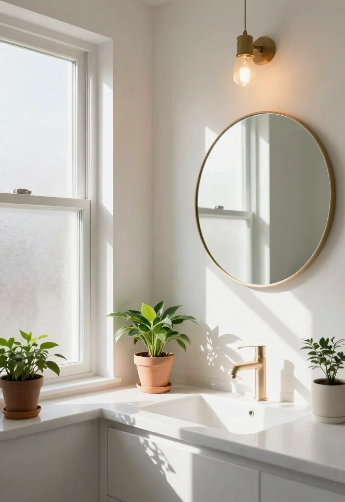 14 Earthy Bathroom Ideas with Natural Textures and Calm Tones 23 14 Earthy Bathroom Ideas with Natural Textures and Calm Tones 3. Soft Natural Lighting 0