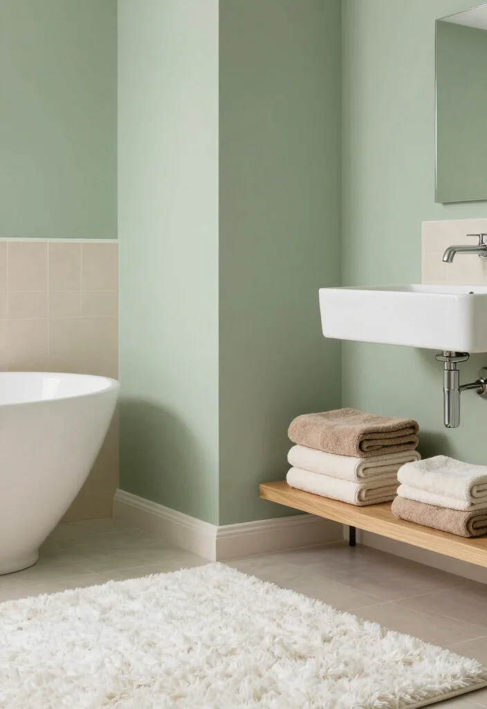 14 Earthy Bathroom Ideas with Natural Textures and Calm Tones 34 14 Earthy Bathroom Ideas with Natural Textures and Calm Tones 4. Use Soothing Color Palettes 0