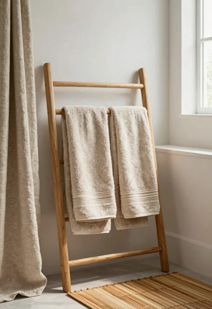 14 Earthy Bathroom Ideas with Natural Textures and Calm Tones 37 14 Earthy Bathroom Ideas with Natural Textures and Calm Tones 7. Natural Fiber Textiles 0