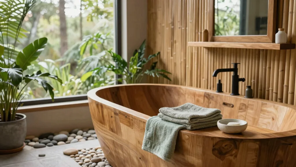 14 Earthy Bathroom Ideas with Natural Textures and Calm Tones