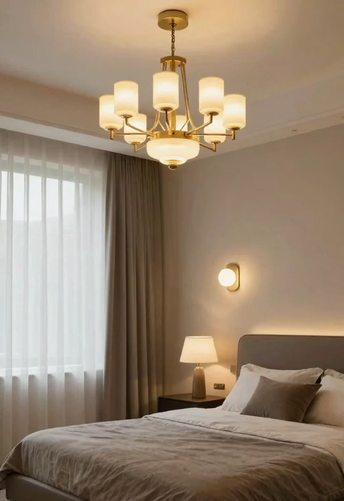 14 Elegant Bedroom Ideas with a Soft Luxury Feel 5. Elegant Lighting Options 0