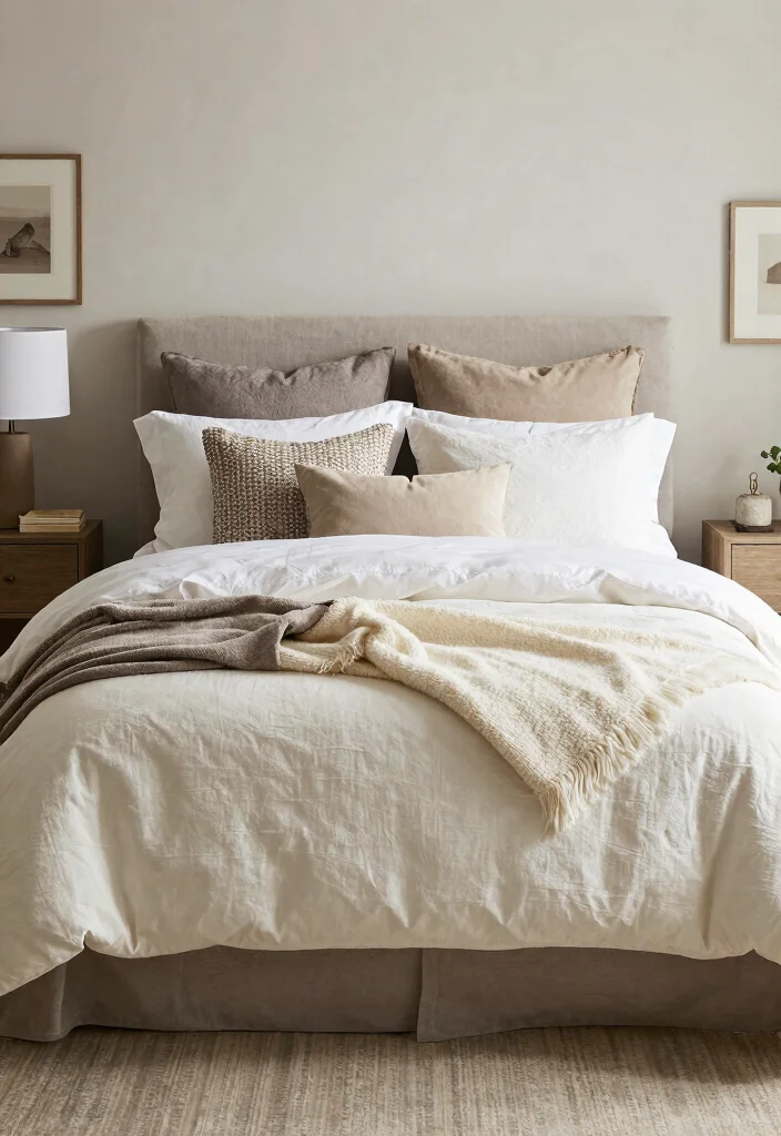 14 King Bedroom Ideas That Feel Spacious and Luxurious 38 14 King Bedroom Ideas That Feel Spacious and Luxurious 8. Layering Fabrics 0